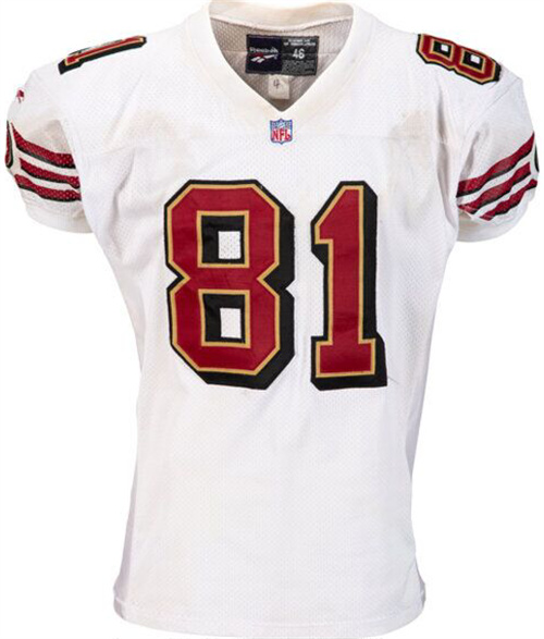 San Francisco 49ers #81 Terrell Owens White 1997-98 Stitched Jersey - Zenithce