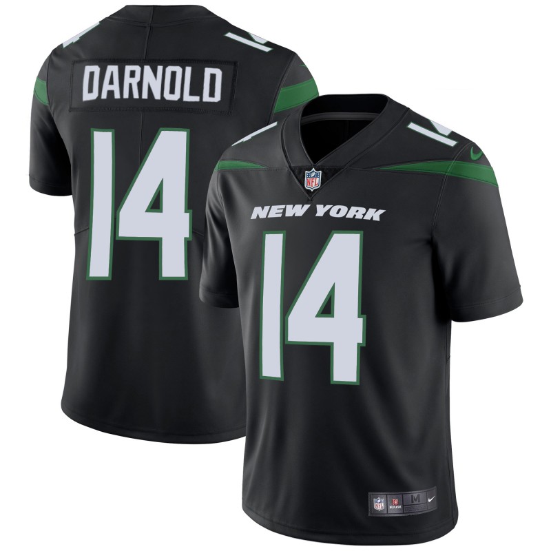 New York Jets #14 Sam Darnold Black Vapor Untouchable Limited Stitched Jersey - Zenithce