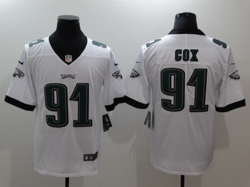 Philadelphia Eagles #91 Fletcher Cox White Vapor Untouchable Limited Stitched Jersey - Zenithce
