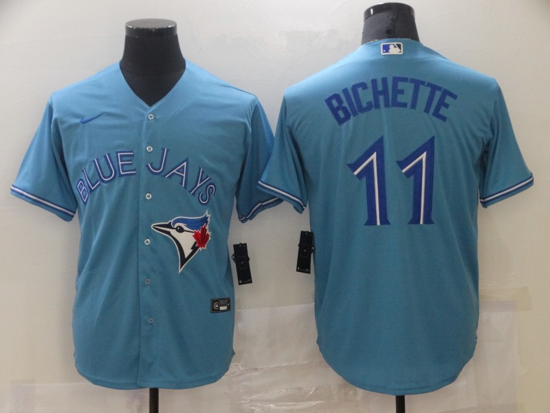 Toronto Blue Jays #11 Bo Bichette Light Blue Stitched Cool Base Nike Jersey - Zenithce