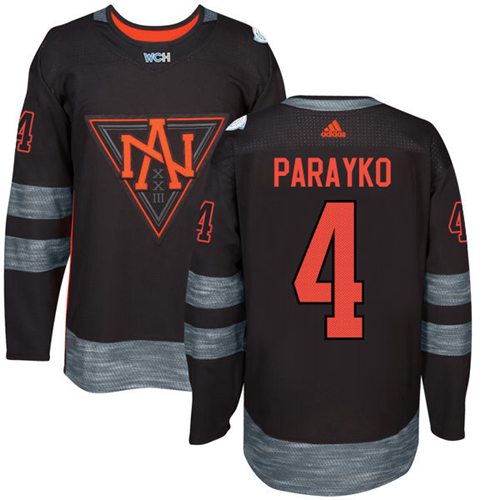 Team North America #4 Colton Parayko Black 2016 World Cup Stitched Jersey - Zenithce