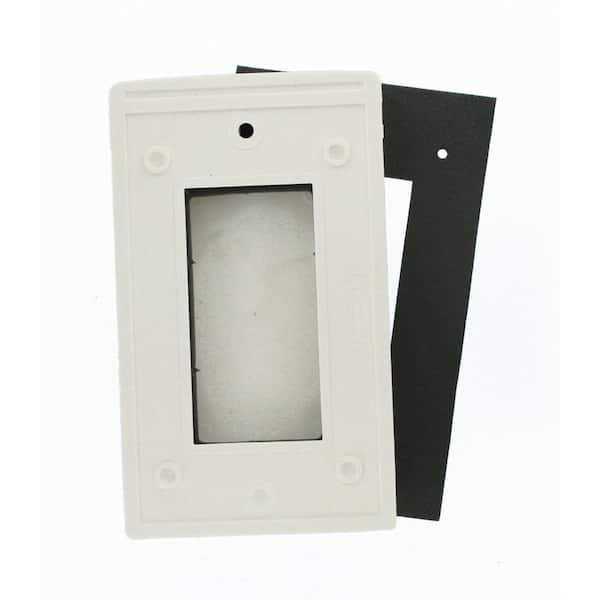Leviton 4998-GY 1-Gang Decora Wallplate Cover - Zenithce