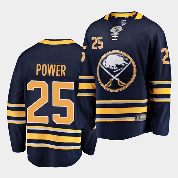 Buffalo Sabres #25 Owen Power Navy Stitched Jersey - Zenithce