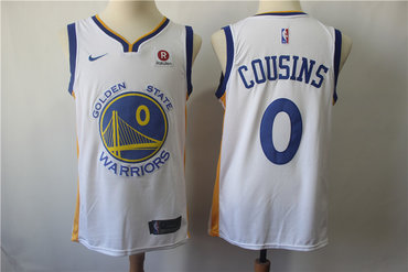 Golden StateWarriors #0 DeMarcus Cousins White Swingman Jersey - Zenithce