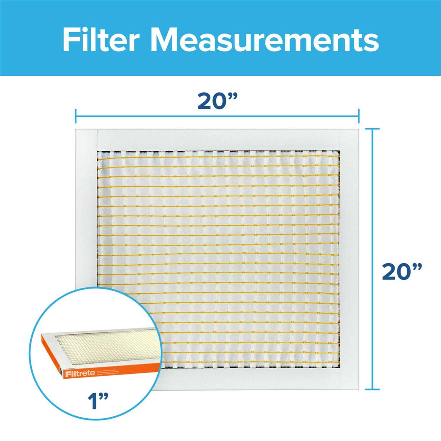 Filtrete Allergen Defense Micro Particle Reduction HVAC Furnace Air Filter - Zenithce