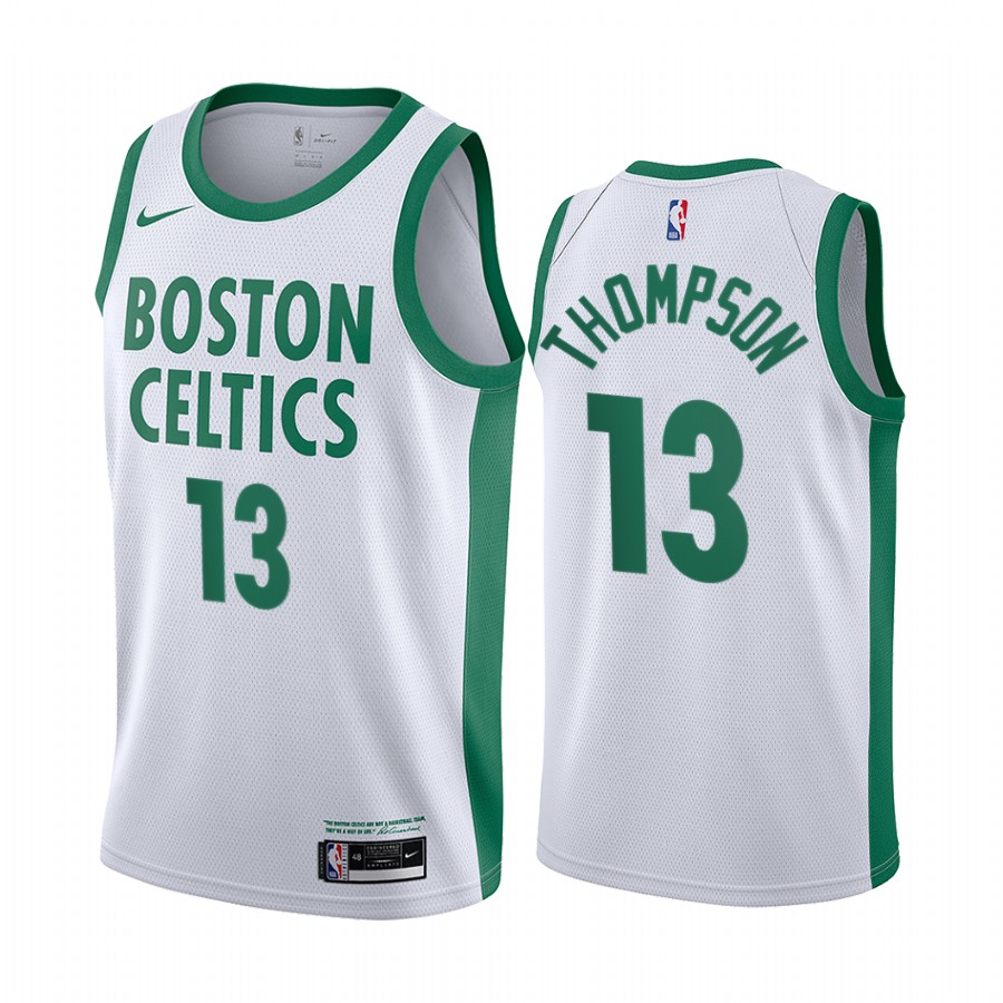Celtics #13 Tristan Thompson White Swingman 2020-21 City Edition Jersey - Zenithce