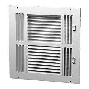 ProSelect PS3WW Spaced 3-Way Sidewall/Ceiling Register White - Zenithce
