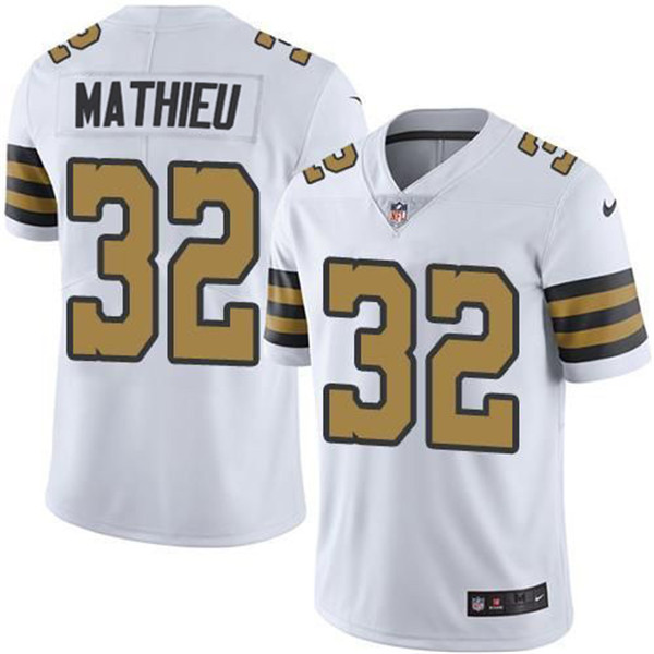 New Orleans Saints #32 Tyrann Mathieu White Color Rush Limited Stitched Jersey - Zenithce