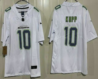 Seattle Seahawks #10 Cooper Kupp Limited White Fashion Vapor Jersey - Zenithce