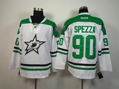 Stars #90 Jason Spezza White Stitched Jersey - Zenithce