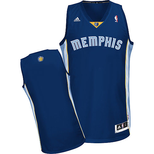 Memphis Grizzlies Blank Navy Blue Swingman Jersey - Zenithce
