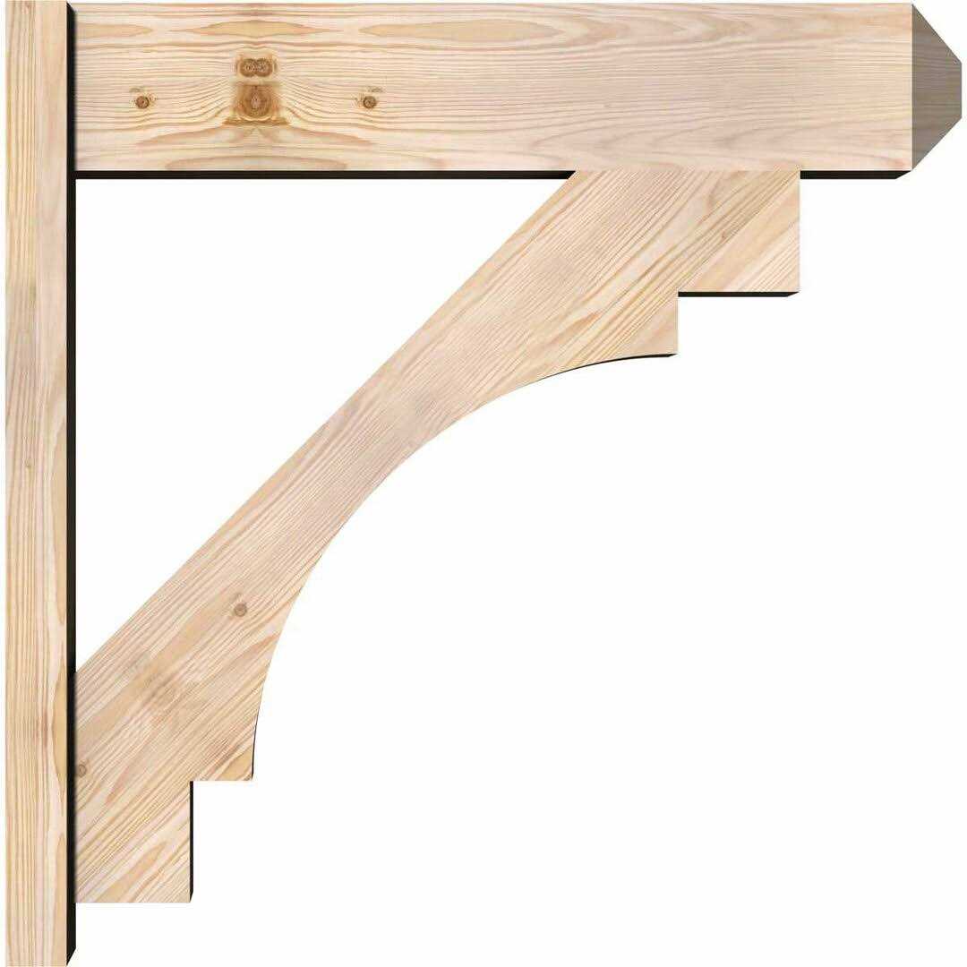 Ekena Millwork Rough Sawn Outlooker - Zenithce