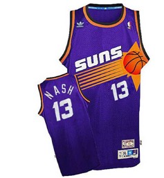 Phoenix Suns #13 Steve Nash Purple Swingman Throwback Jersey - Zenithce