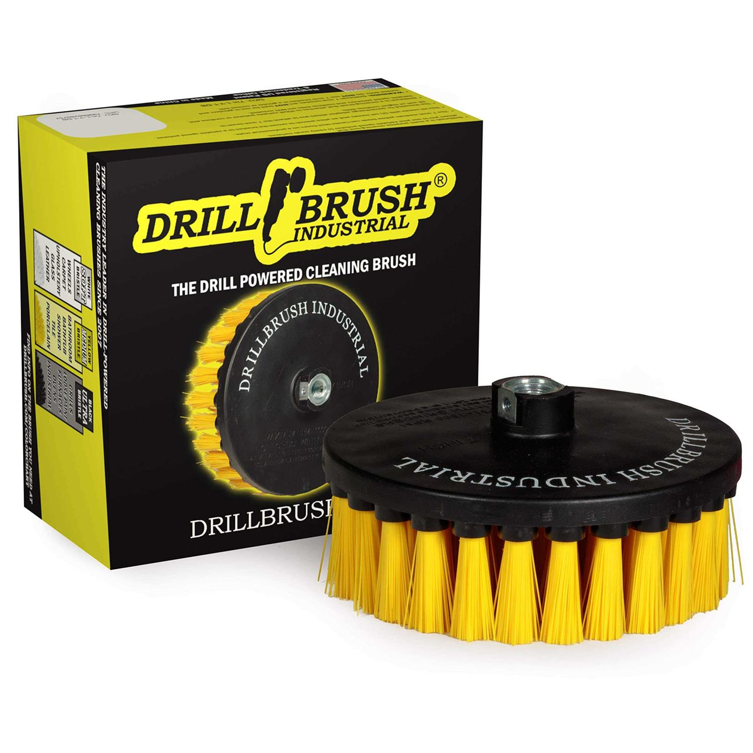 Drillbrush 4 in. W Soft/Medium Bristle Metal Handle Drill Brush Set 810003601216 - Zenithce