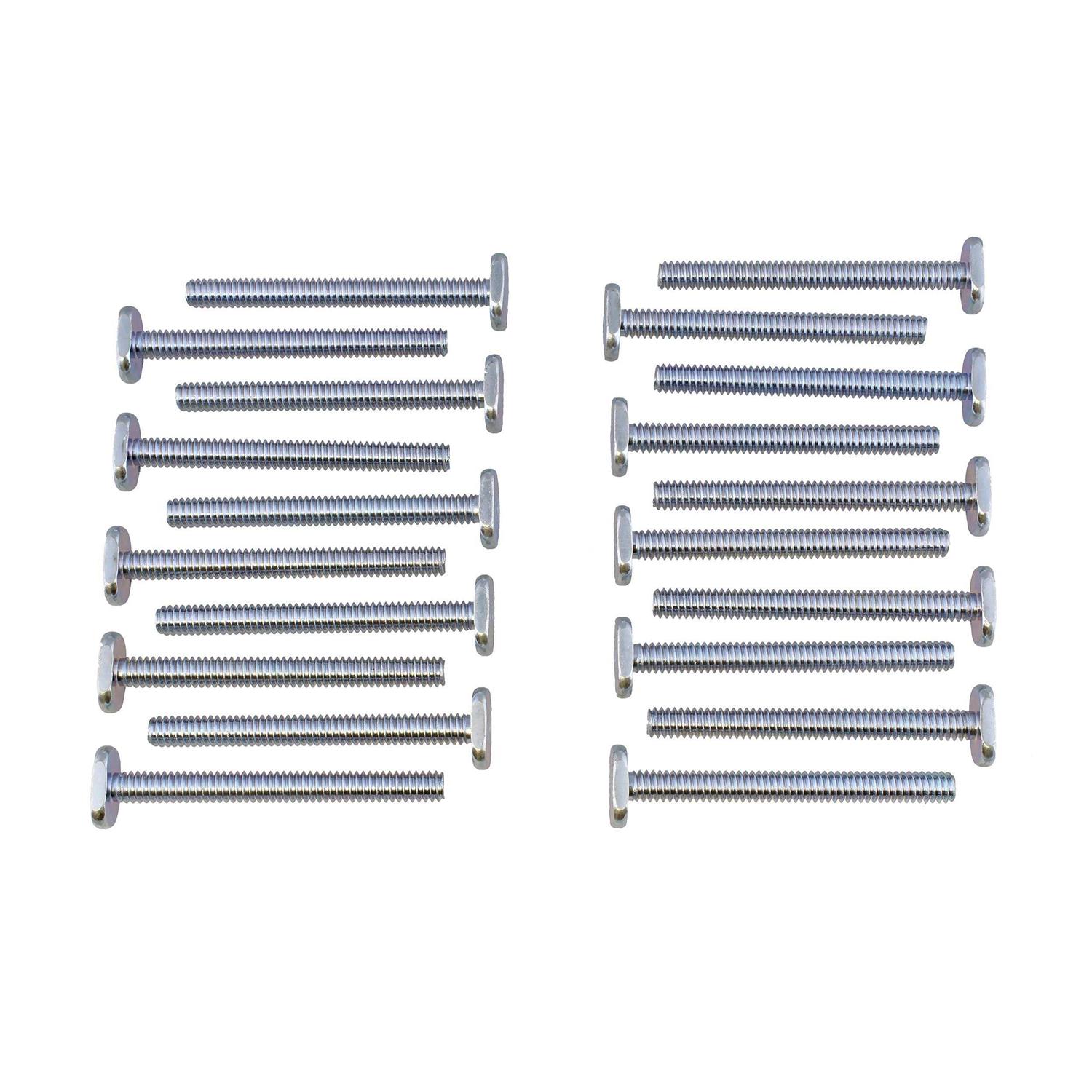 DCT Tee Bolt Set 20 Pack T Bolts Woodworking - Zenithce