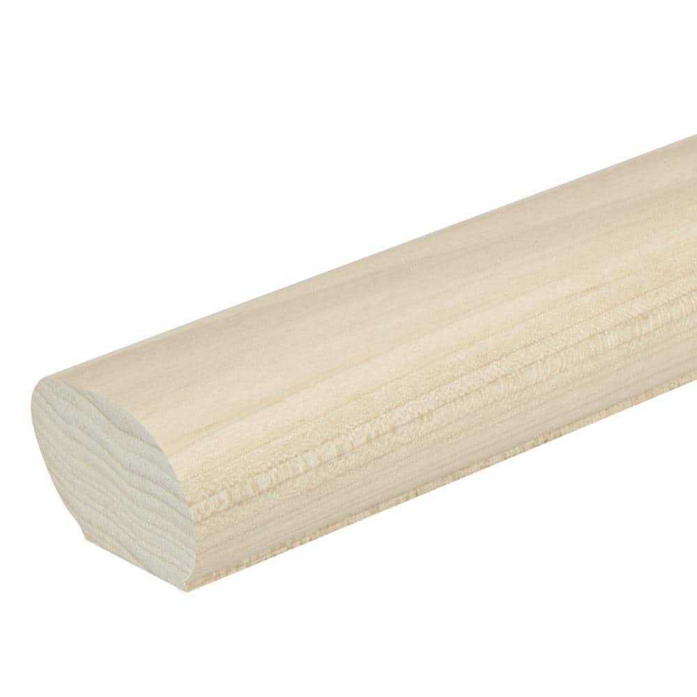 Stair Parts 6042 Unfinished Red Oak Solid Wall Handrail - Zenithce
