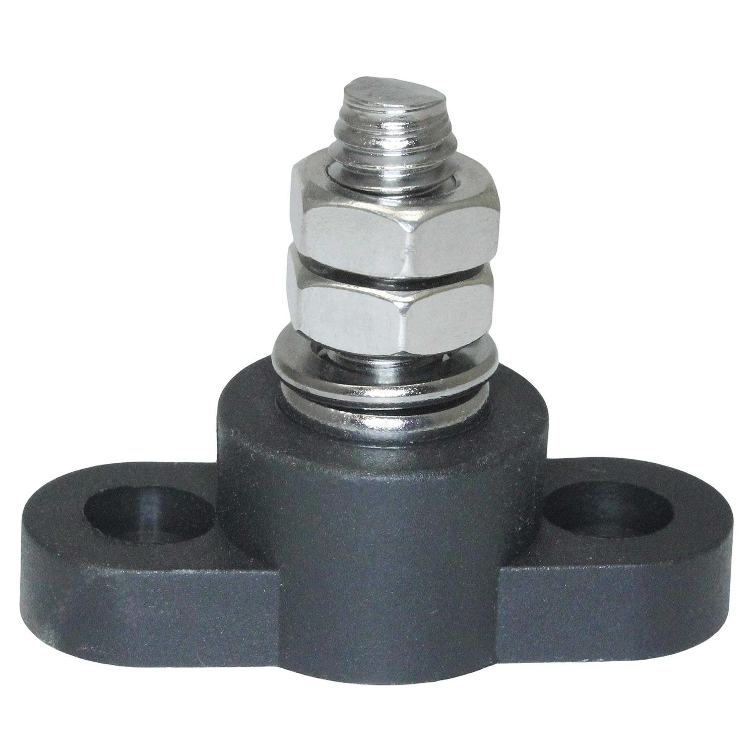 Positive Insulated Battery Power Junction Post Block 3/8 Lug X 16 Thread - Zenithce