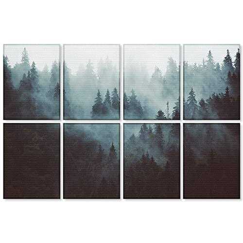Evenreach Art Acoustic Panels Soundproof Wall Panels,48X32Inches Self-Adhesive Sound Absorbing Panels,Decorative Acoustical Wall Panels - Zenithce