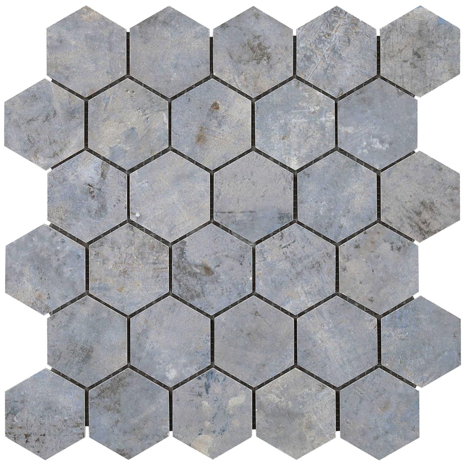 Ivy Hill Tile Mantis 11.02 in. x 11.41 in. Matte Porcelain Floor and Wall Mosaic Tile - Zenithce