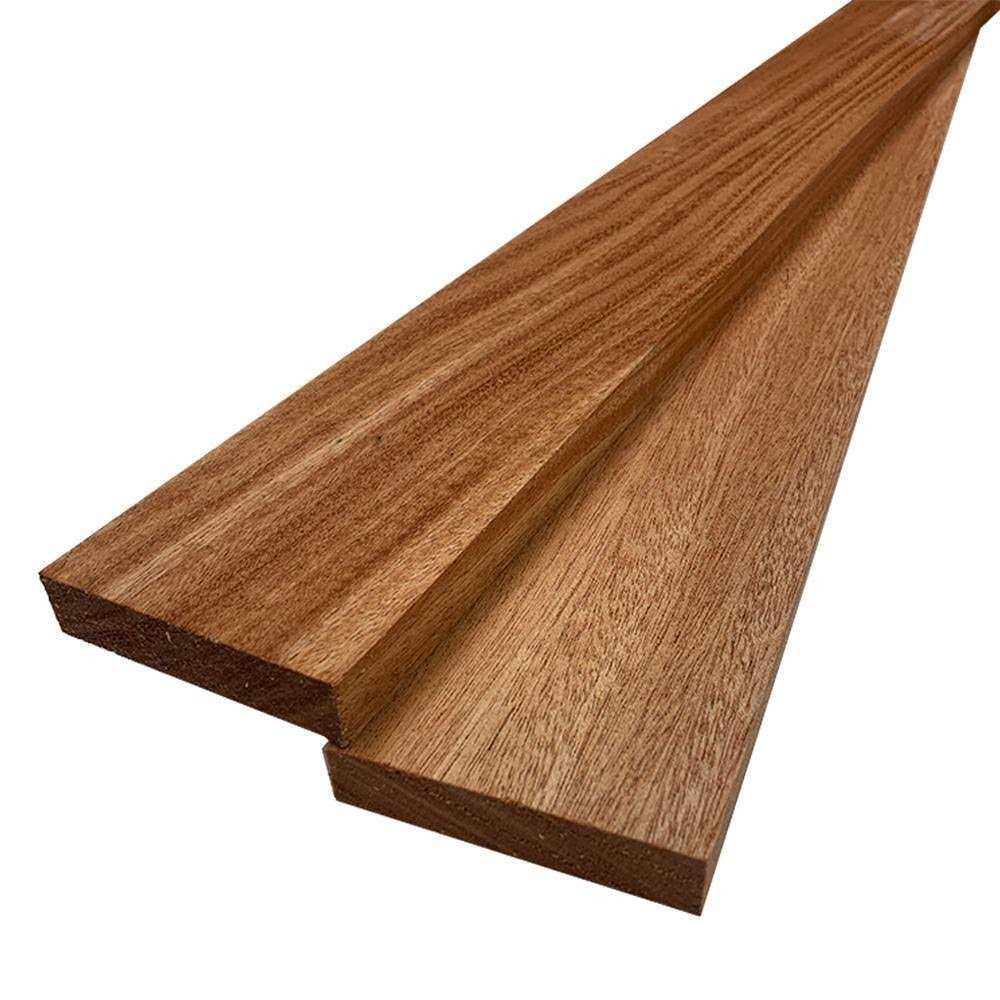 Swaner Hardwood 2 in. x African Mahogany S4S Board - Zenithce