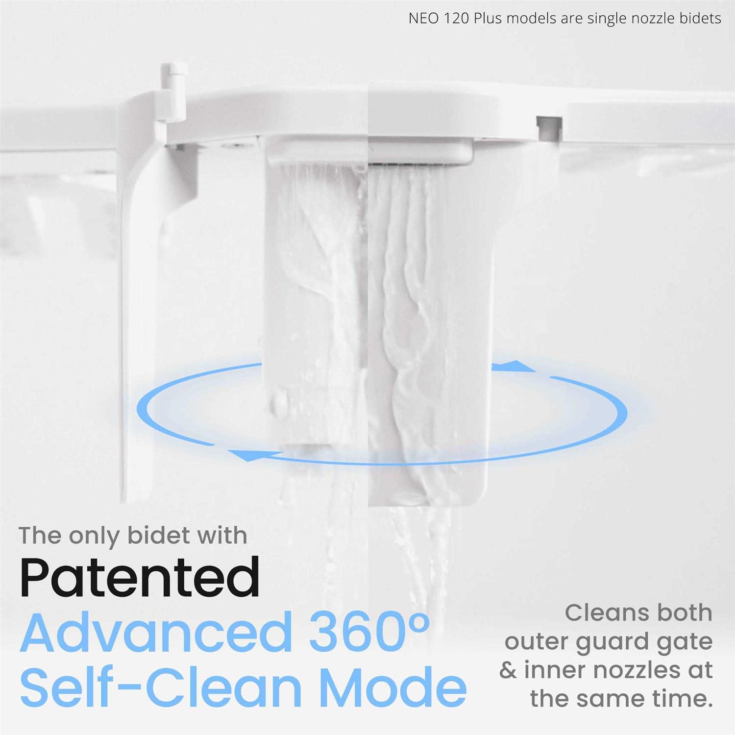 Luxe Bidet Neo 120 Self Cleaning Nozzle - Zenithce