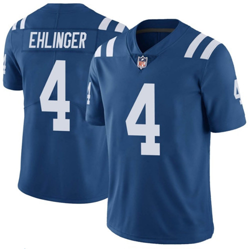 Indianapolis Colts #4 Sam Ehlinger Blue Vapor Untouchable Stitched Jersey - Zenithce