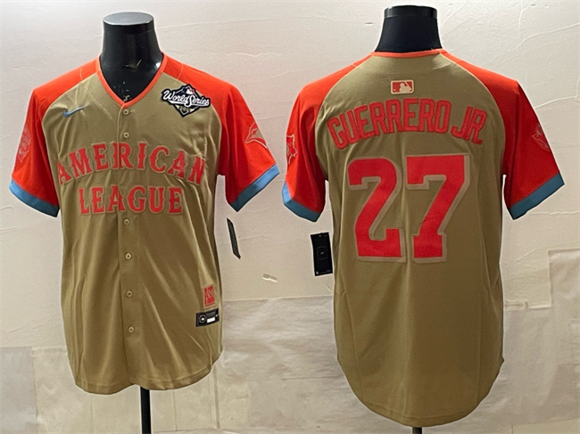 Toronto Blue Jays American League #27 Vladimir Guerrero Jr. Cream All-Star 2025 World Series Limited Stitched Jersey - Zenithce