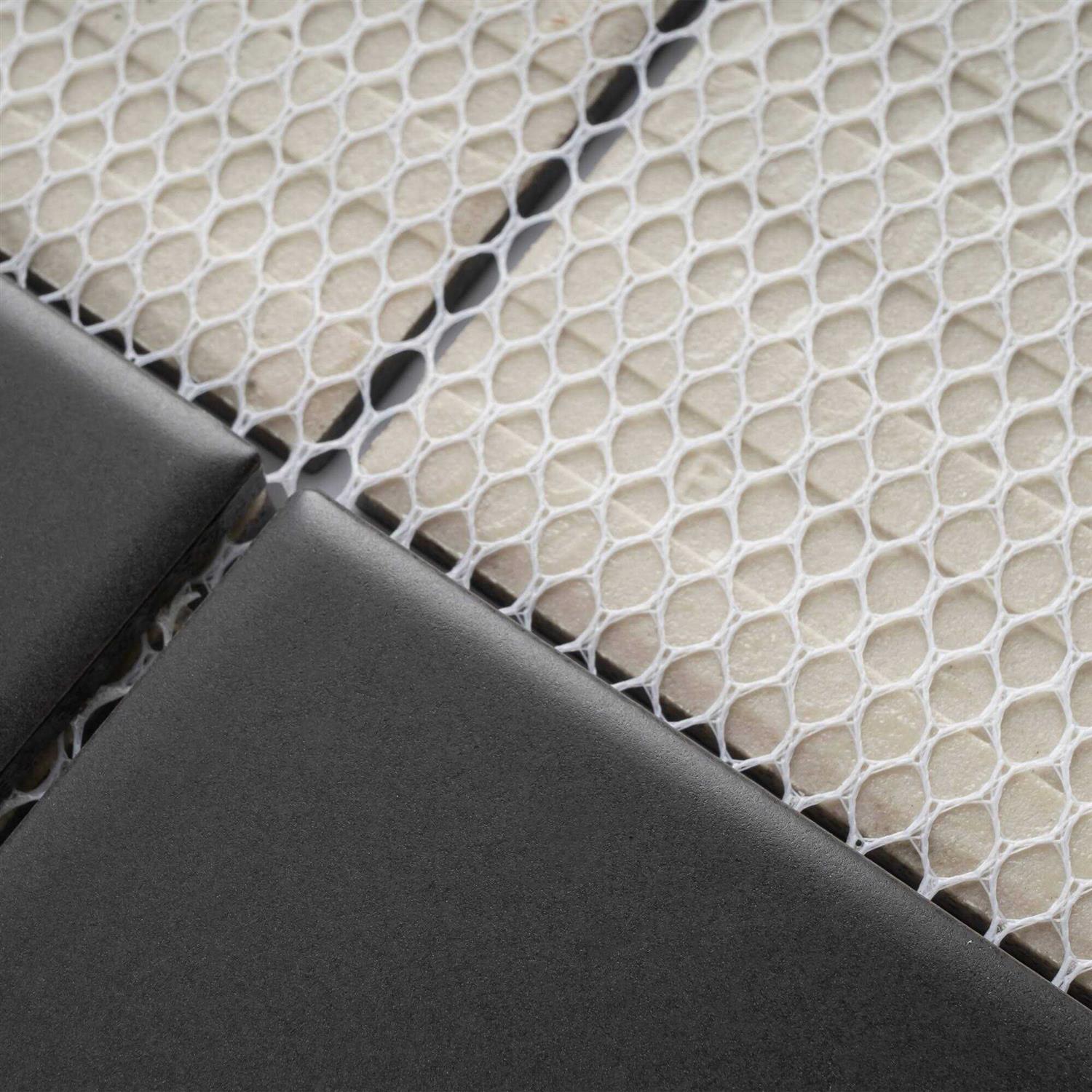 Supreme Tile TileGen. 4 x 4 Porcelain Mosaic Tile Floor and Wall Tile - Zenithce