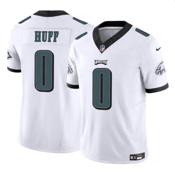 Philadelphia Eagles #0 Bryce Huff White 2024 F.U.S.E. Vapor Untouchable Limited Stitched Jersey - Zenithce