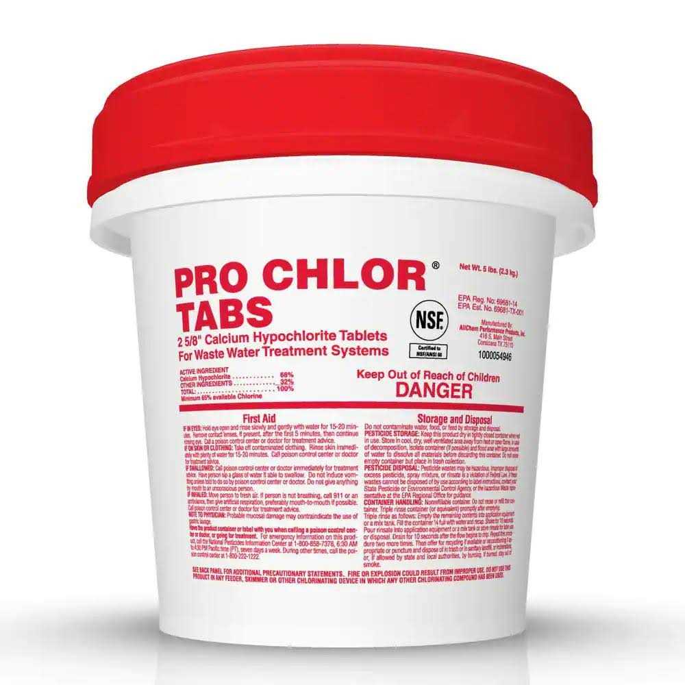 Pro Chlor Tabs Aerobic Septic Tablets - Zenithce