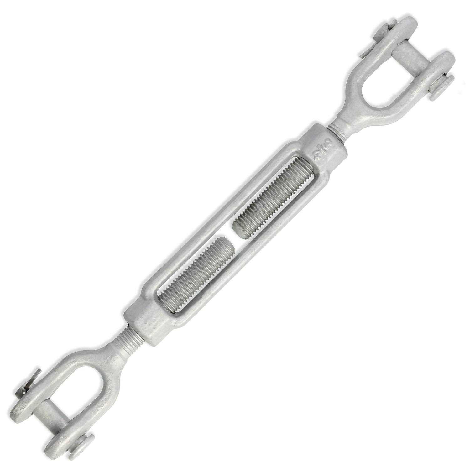 Galvanized Jaw & Jaw Turnbuckle - Zenithce