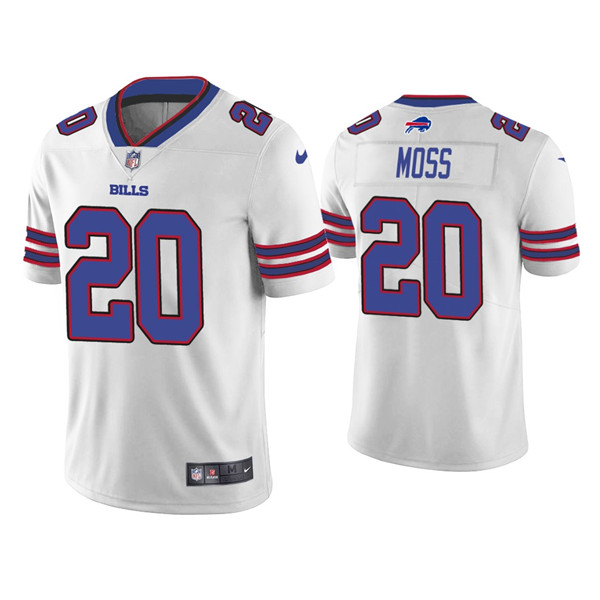 Buffalo Bills #20 Zack Moss White Vapor Untouchable Limited Stitched Jersey - Zenithce