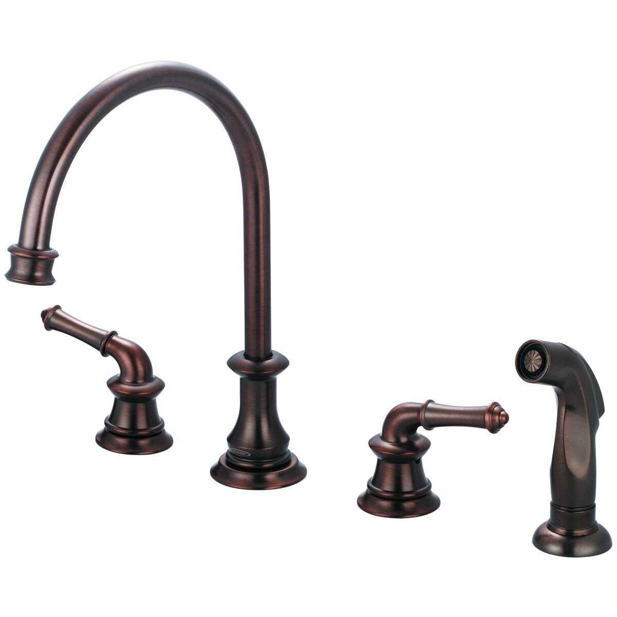 Pioneer 2DM201 Del Mar Widespread Two Handle Kitchen Faucet - Zenithce