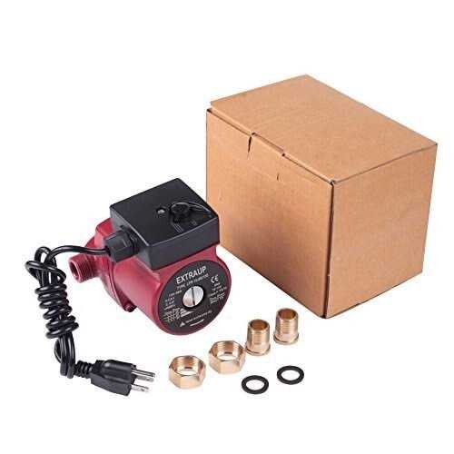 EXTRAUP 115Volt 1/2HP 1500 GPH Heavy Duty High Pressure Cast Iron Casing Water Transfer Utility Pump With Brass Connectors and Suction Strainer - Zenithce