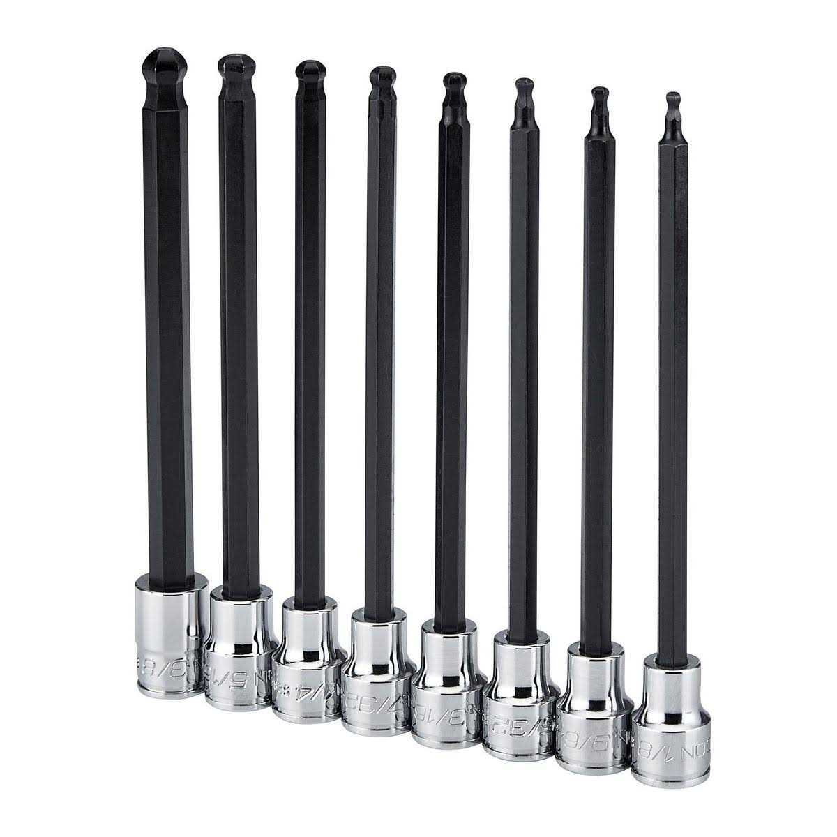Icon 3/8 in. Drive Metric Professional Hex Bit Socket Set - Zenithce