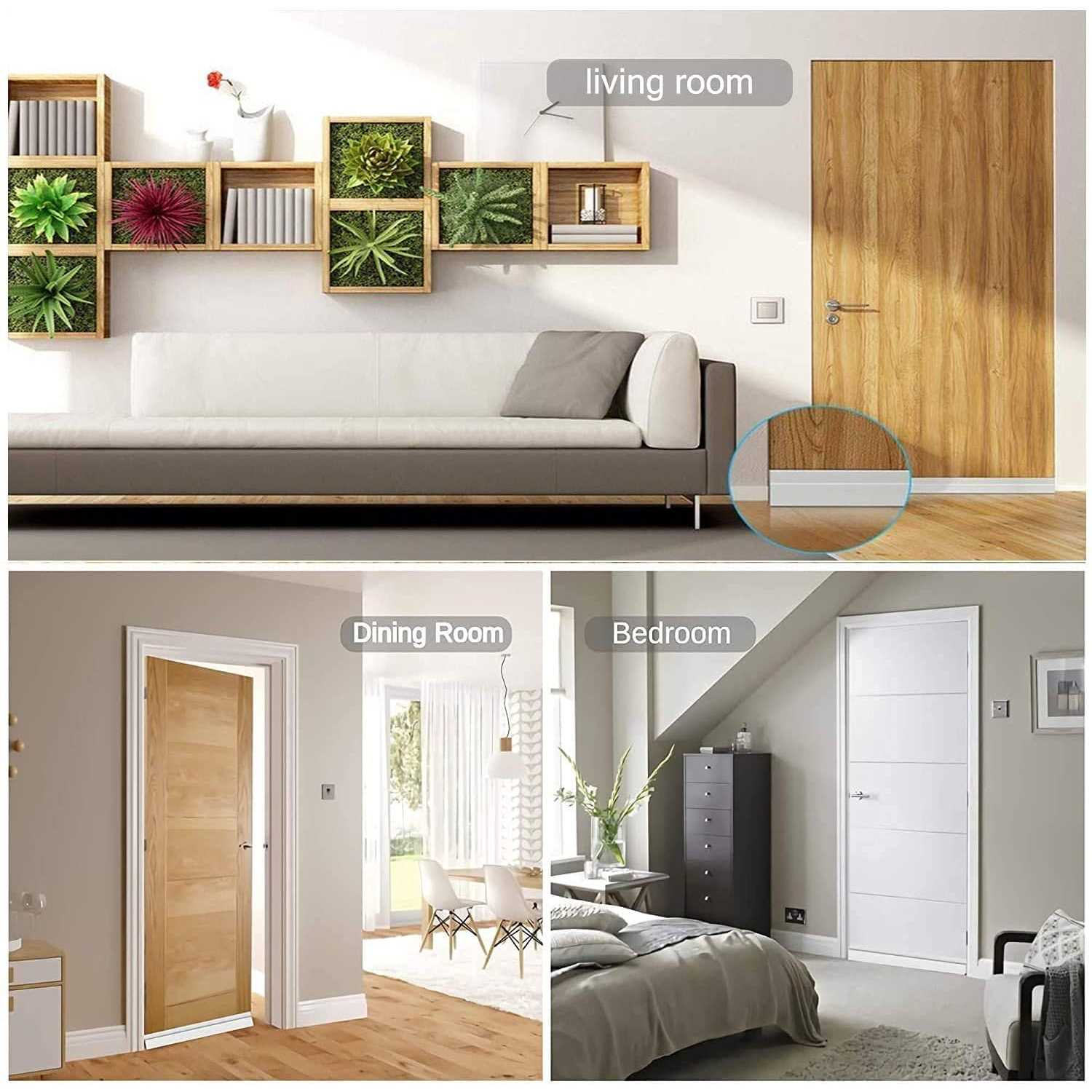 Door Draft Stopper Draft Stopper for Bottom of Door,Under Door Draft Stopper Weather Stripping,30-36 Door Draft Blocker,Front Door Draft Stopper - Zenithce