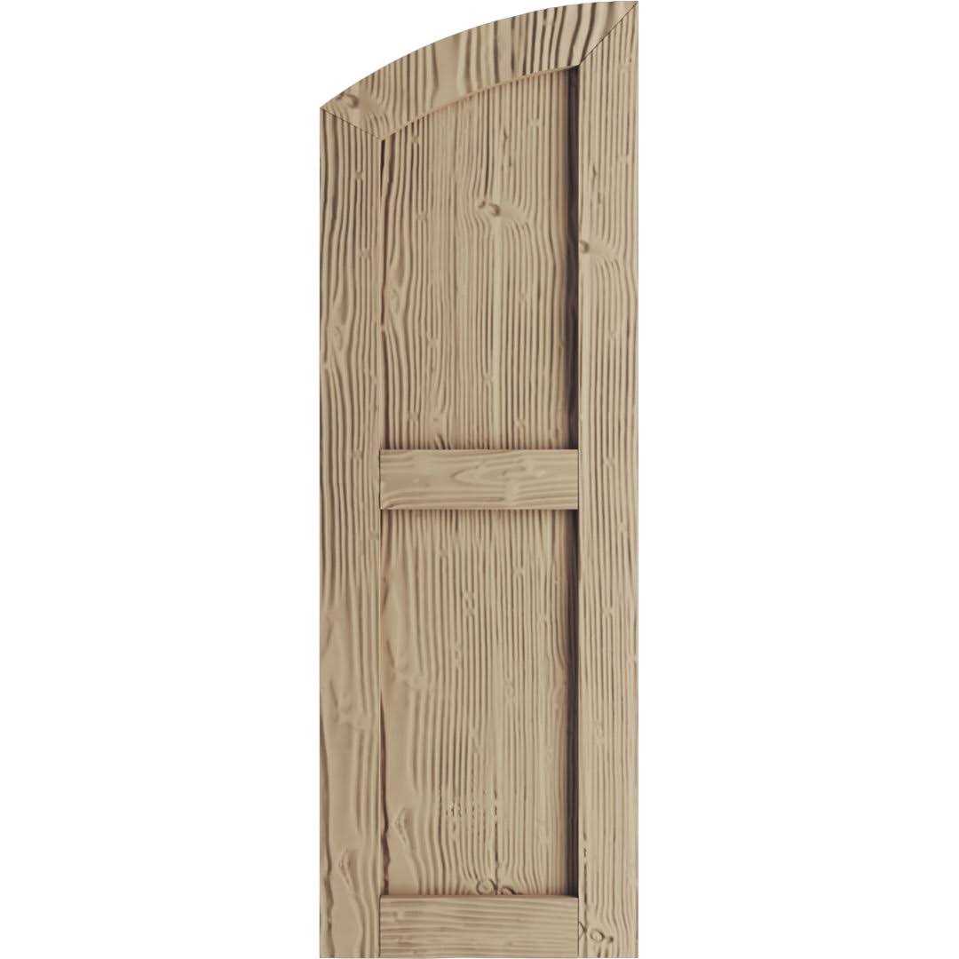 Ekena Millwork TimberCraft 5 3/8 Boards Joined Board-n-Batten Shutters w/Z-Bar Rough Sawn Western Red Cedar - Zenithce