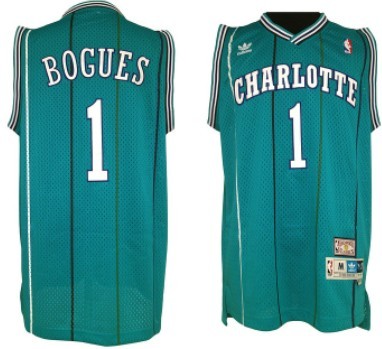 Charlotte Hornets #1 Muggsy Bogues Green Swingman Throwback Jersey - Zenithce