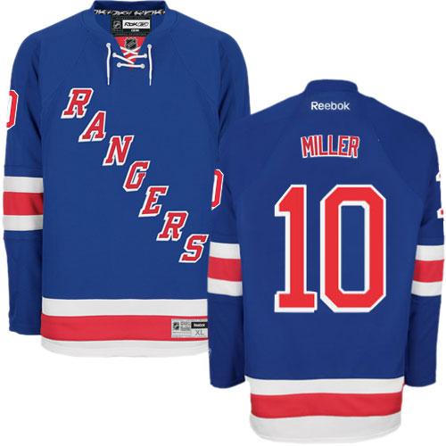 Rangers #10 J.T. Miller Blue Home Stitched Jersey - Zenithce