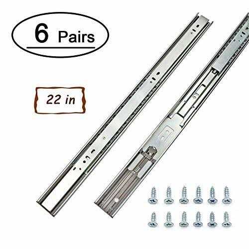 LONTAN 22 Inch Soft Close Drawer Slides Drawer Slides - Zenithce