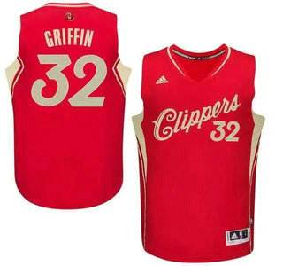 Los Angeles Clippers #32 Blake Griffin Revolution 30 Swingman 2015 Christmas Day Red Jersey - Zenithce
