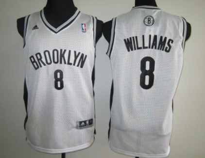 Brooklyn Nets #8 Deron Williams White Swingman Jersey - Zenithce