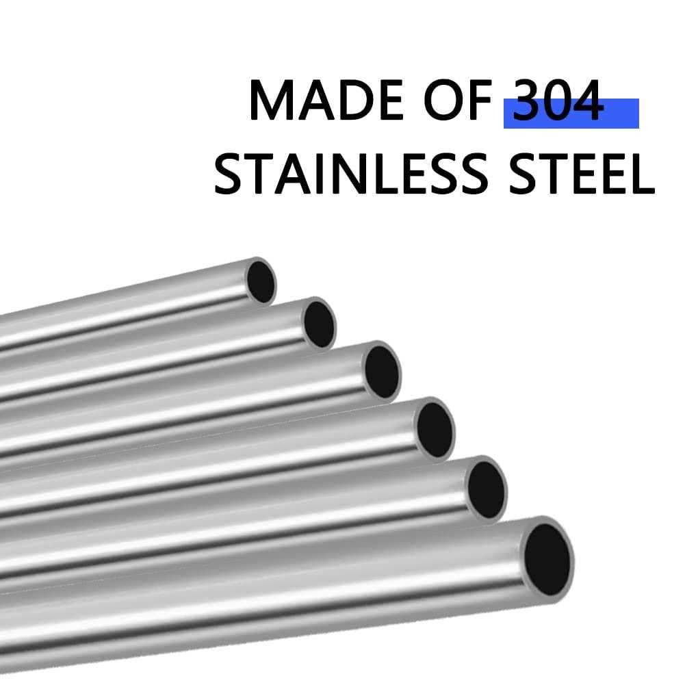 Tynulox H62 OD Brass Tube Wall × 300mm Length Brass Tubing Seamless Round Tubing - Zenithce