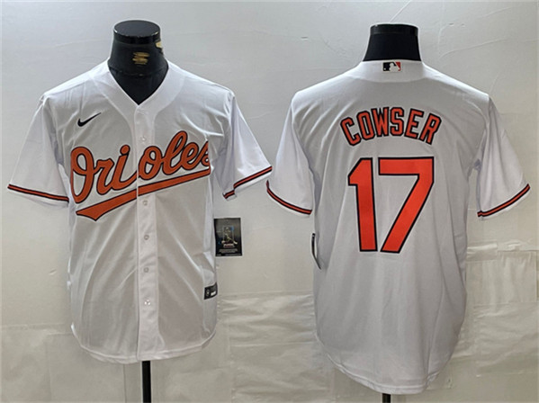 Baltimore Orioles #17 Colton Cowser White Cool Base Stitched Jersey - Zenithce