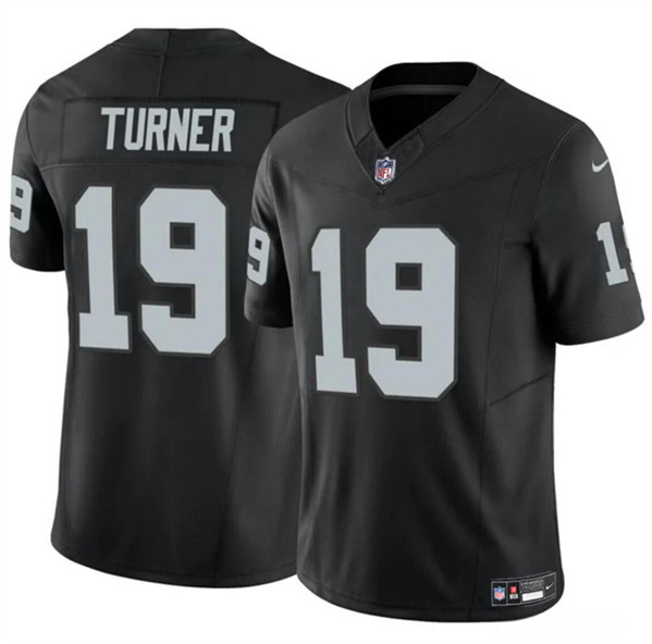 Las Vegas Raiders #19 DJ Turner Black F.U.S.E. Vapor Stitched Jersey - Zenithce