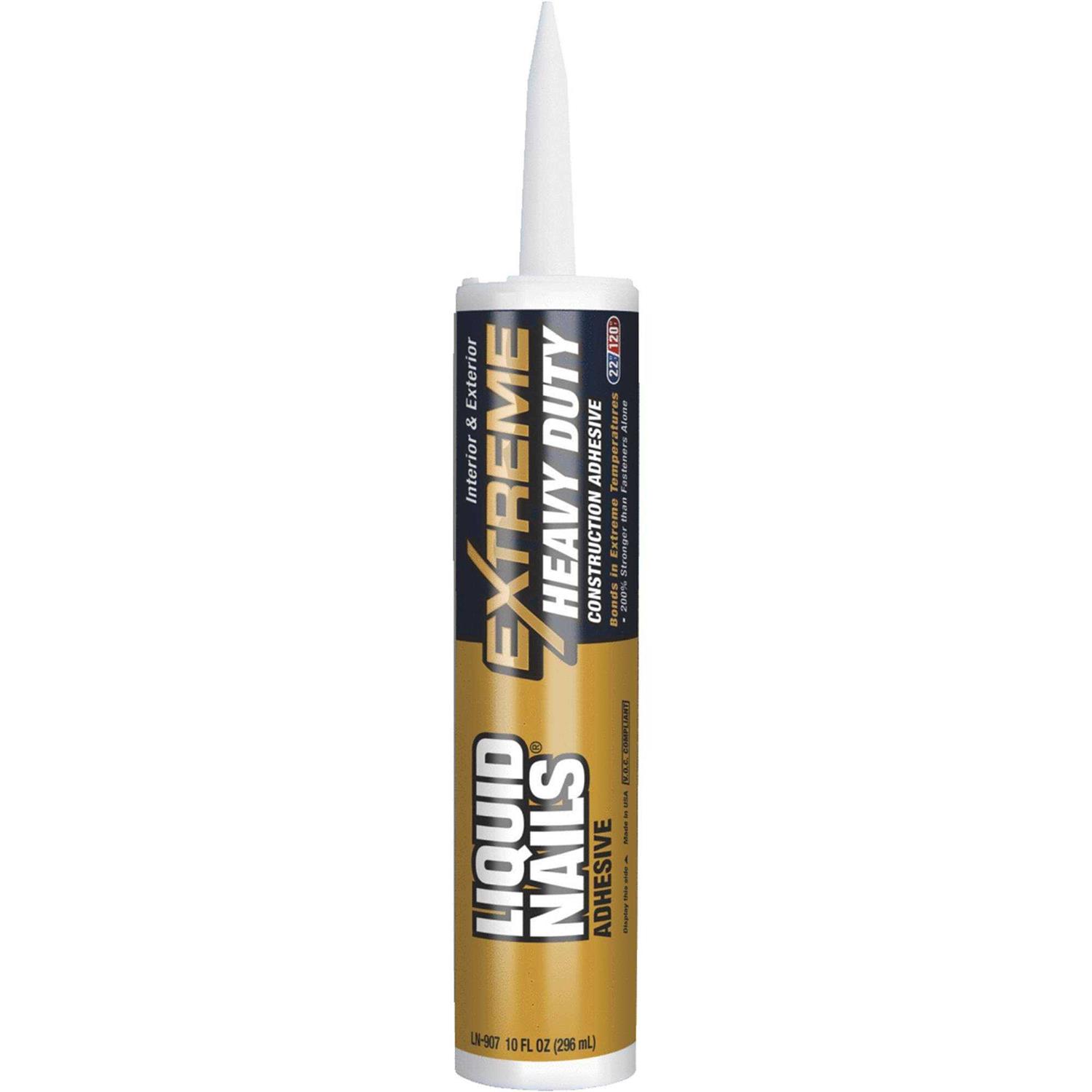 Liquid Nails Construction Adhesive Heavy Duty - Zenithce