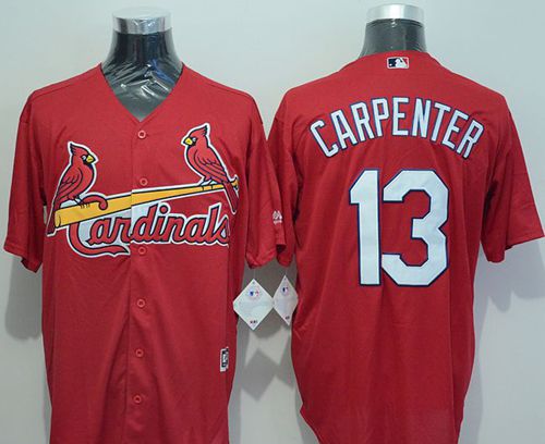 Cardinals #13 Matt Carpenter Red New Cool Base Stitched Jersey - Zenithce