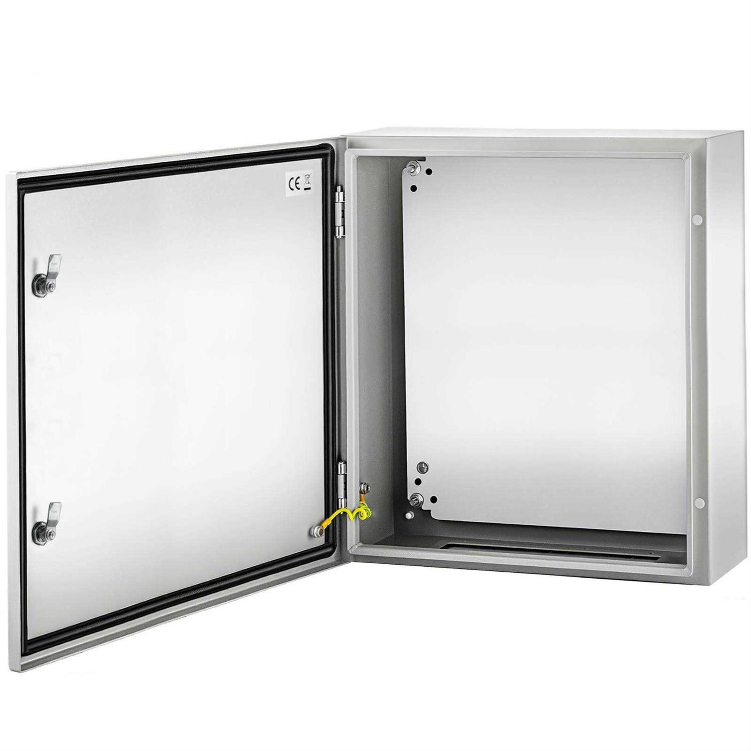 VEVOR NEMA Steel Enclosure 12 x 12 x 6” NEMA 4X Steel Electrical Box IP66 Waterproof & Dustproof Outdoor/Indoor Electrical Junction Box DQXJSTCFS30X30X15V0 - Zenithce