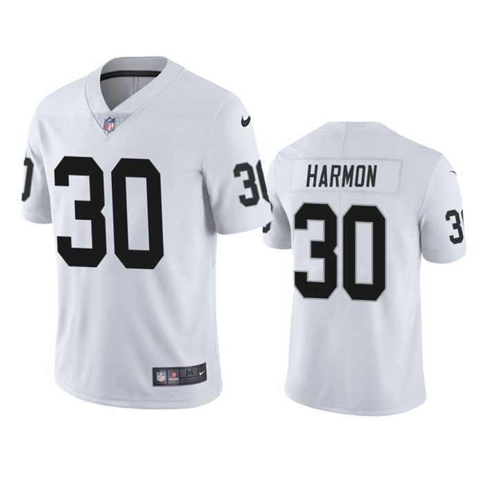 Las Vegas Raiders #30 Duron Harmon White Vapor Untouchable Limited Stitched Jersey - Zenithce