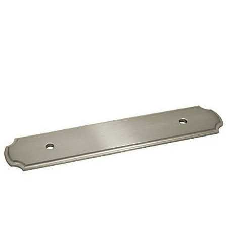 Cosmas B-112-96sn Satin Nickel Cabinet Hardware Handle Pull Backplate/Back Plate - Zenithce